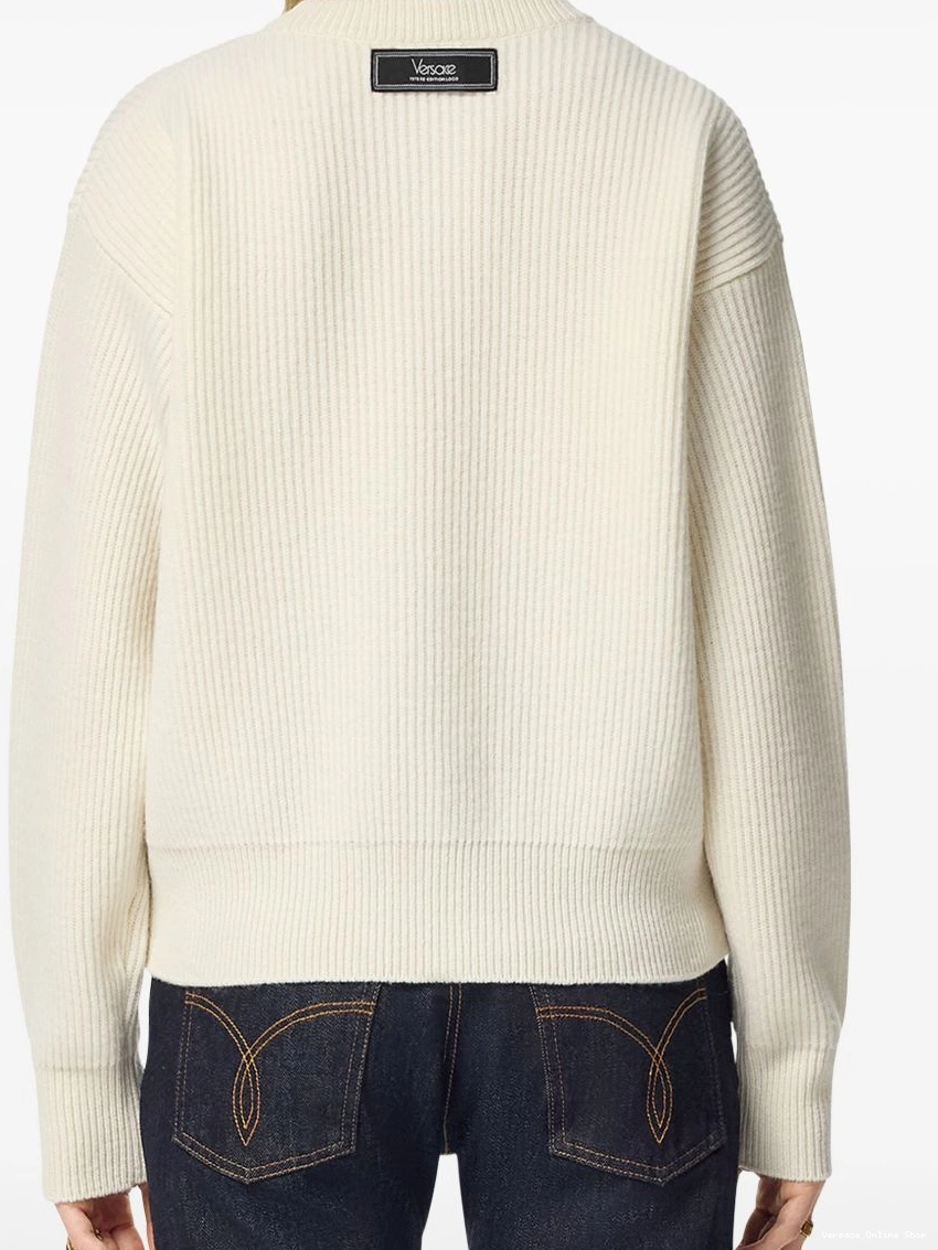 Cheap Versace sweater Women 1978 logo Re-Edition 0323